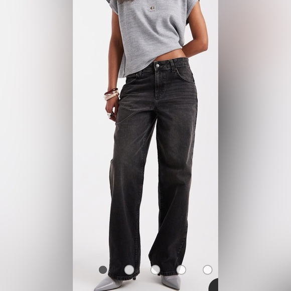 ASOS DESIGN baggy jeans in washed black 30 x 34 - Picture 5 of 8